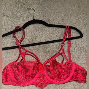 Honey Birdette lace red lingerie set
